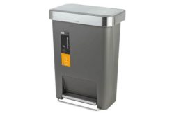 simplehuman 45 Litre Liner Pocket Pedal Bin - Grey